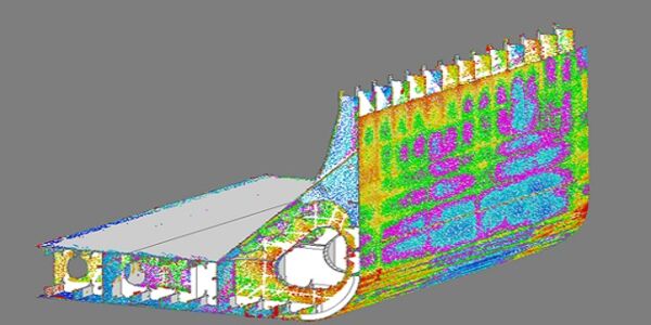 Point Cloud Measurement Wingtank Section